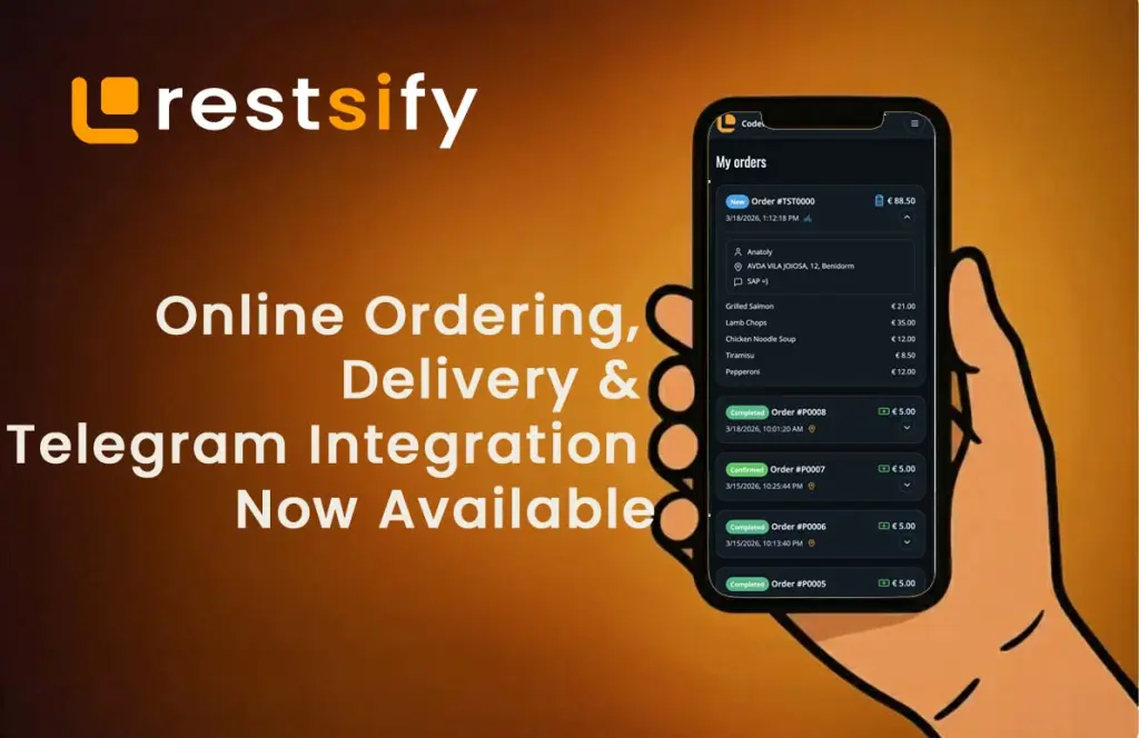 Online Ordering, Delivery Now Available