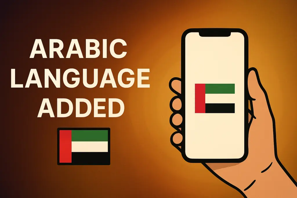 Arabic language support added