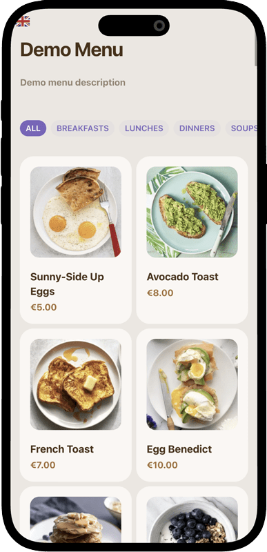 qr menu template preview 8