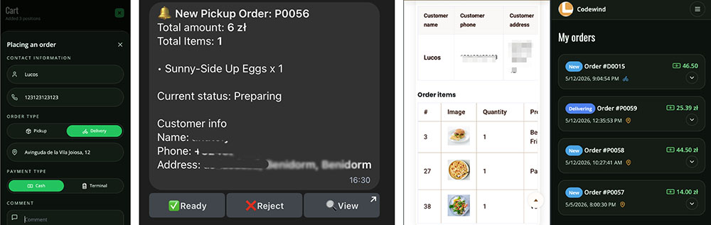 Restsify: Online Ordering System for Pickup and Restaurant Delivery