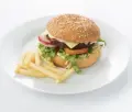 Beef Burger with Fries