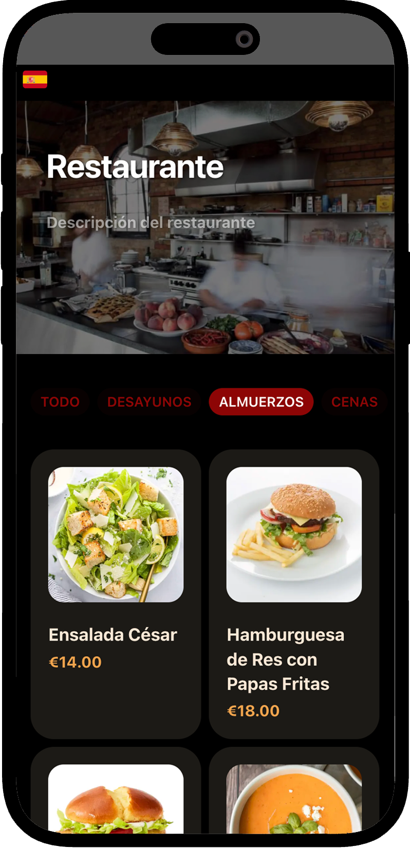 qr menu example 1