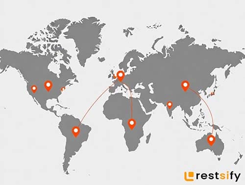 Žaibiškas krovimas visame pasaulyje