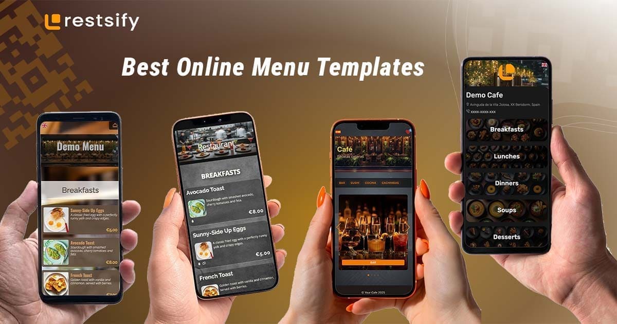 Online Menu Templates | Restsify