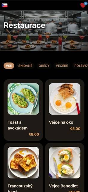 Saas QR menu template preview 9