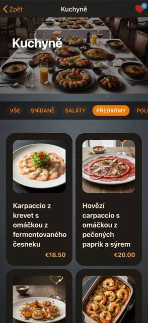 Saas QR menu template preview 4