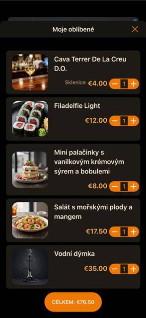 Saas QR menu template preview 3
