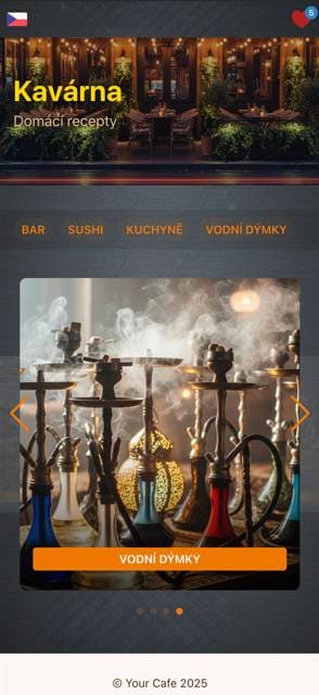 Saas QR menu template preview 17