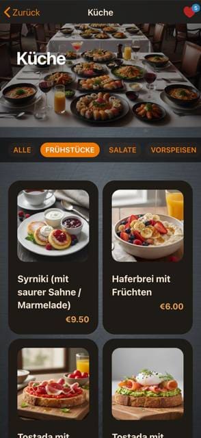 Modern App menu template preview 5