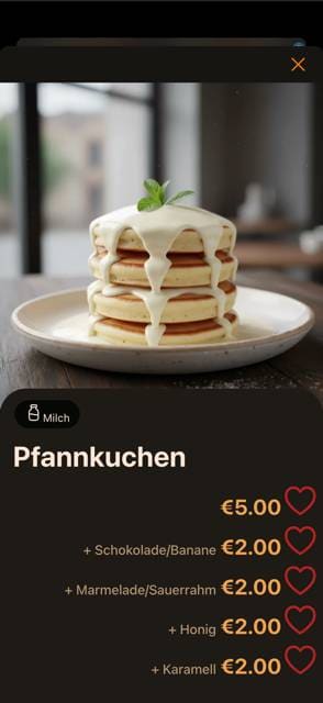 Modern App menu template preview 2