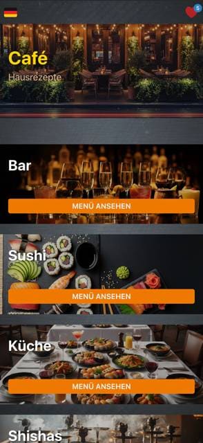 Modern App menu template preview 9