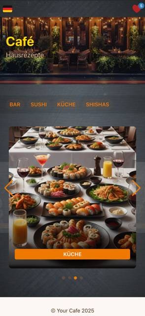 Modern App menu template preview 8