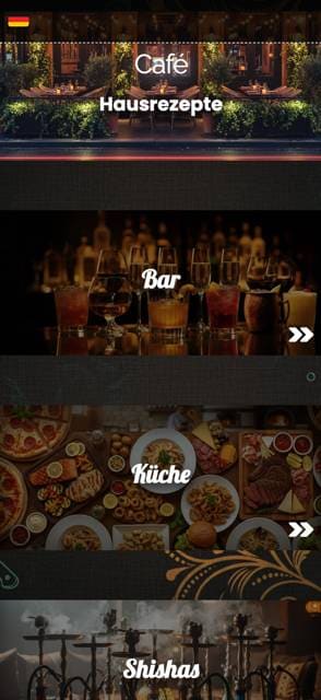 Saas QR menu template preview 1