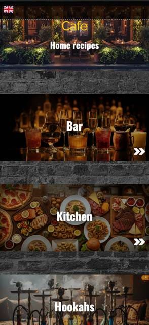 Saas QR menu template preview 16