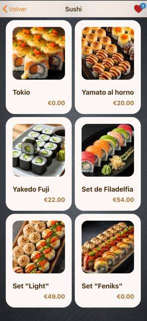Modern App menu template preview 11