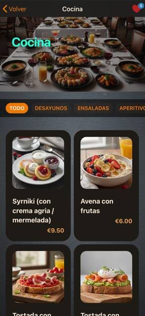 Modern App menu template preview 7