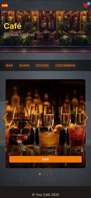 Modern App menu template preview 9