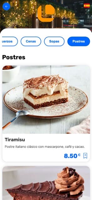Element nova menu template preview 7