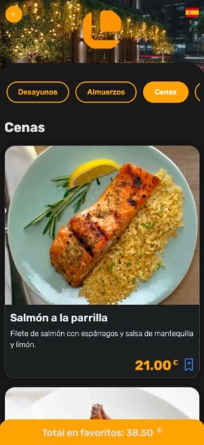 Element nova menu template preview 5
