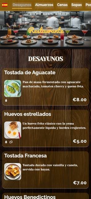 Flexible menu Design template preview 9