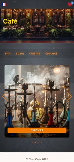 Saas QR menu template preview 11