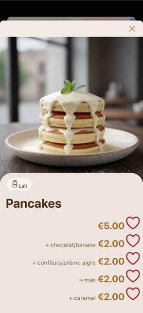 Saas QR menu template preview 3