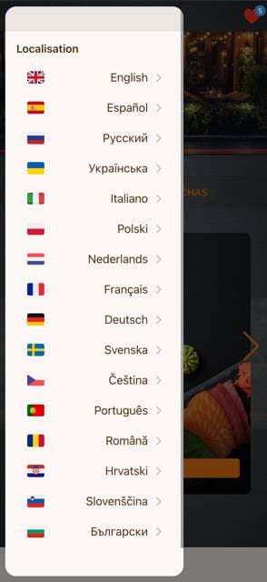 Saas QR menu template preview 16