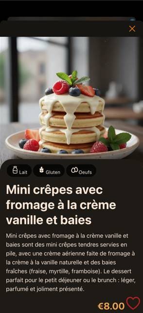 Saas QR menu template preview 12