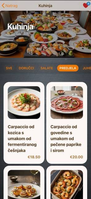 Saas QR menu template preview 17