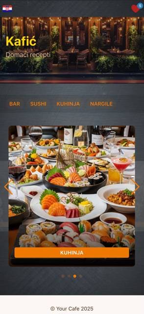 Saas QR menu template preview 16