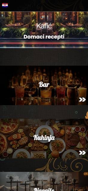 Saas QR menu template preview 7