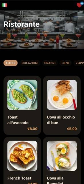 Saas QR menu template preview 20