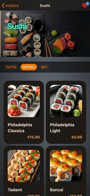 Saas QR menu template preview 2