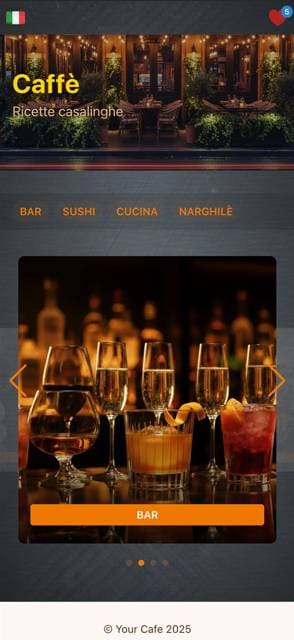 Saas QR menu template preview 6