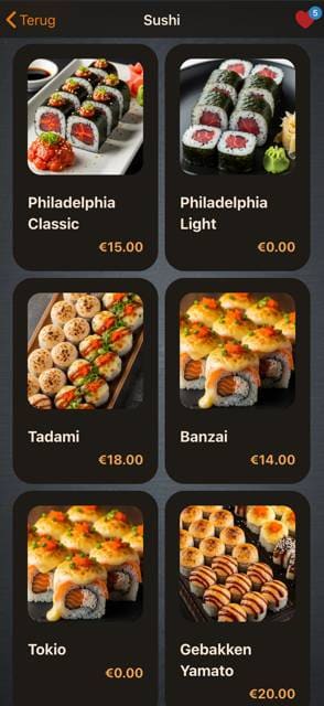 Saas QR menu template preview 16