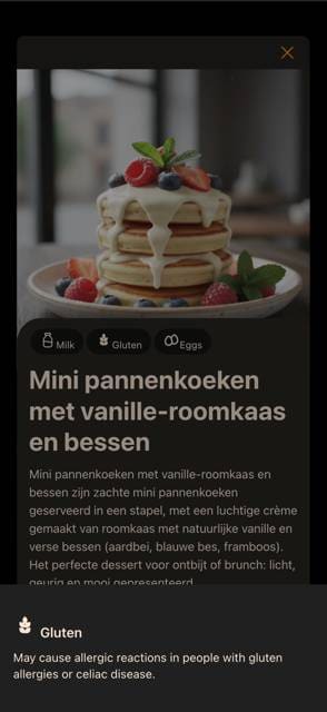 Saas QR menu template preview 17