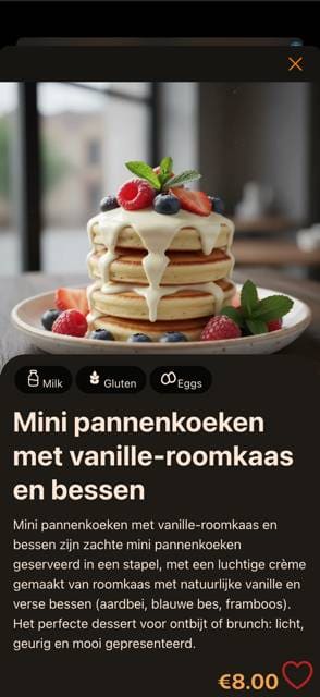 Saas QR menu template preview 9