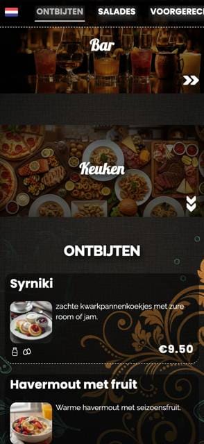 Flexible menu Design template preview 7