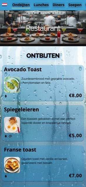 Flexible menu Design template preview 6