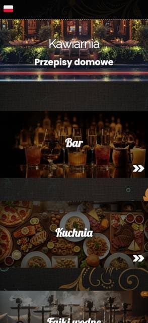 Saas QR menu template preview 17