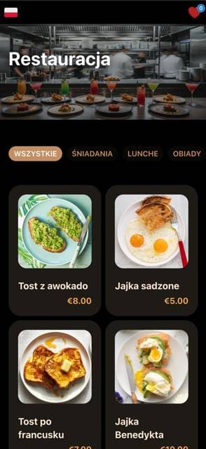 Saas QR menu template preview 1
