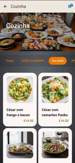 Saas QR menu template preview 16