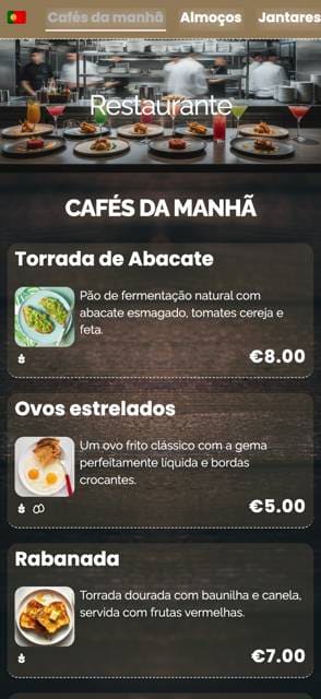 Flexible menu Design template preview 5