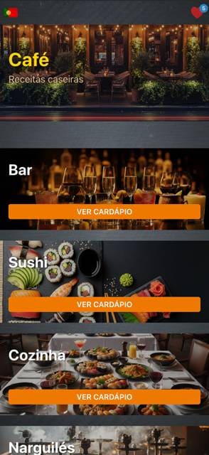Saas QR menu template preview 15