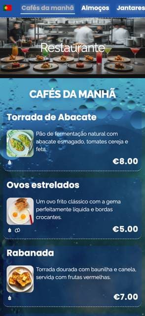 Flexible menu Design template preview 6