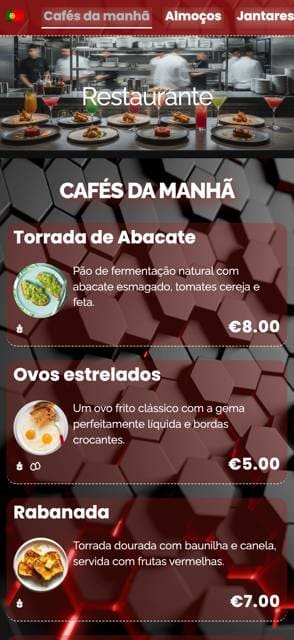 Flexible menu Design template preview 10