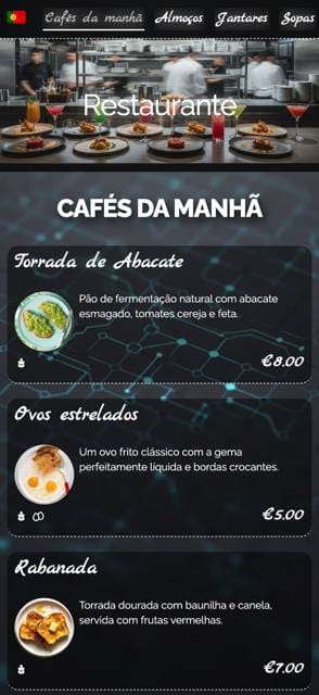 Flexible menu Design template preview 8