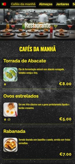 Flexible menu Design template preview 4