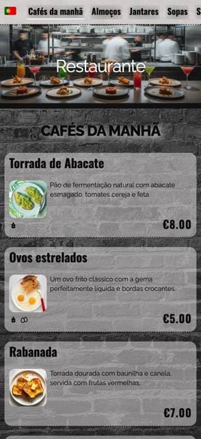 Flexible menu Design template preview 7