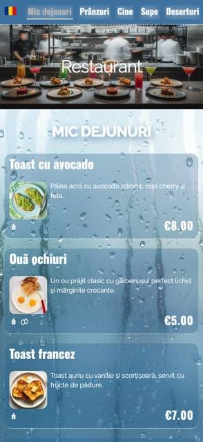 Saas QR menu template preview 16